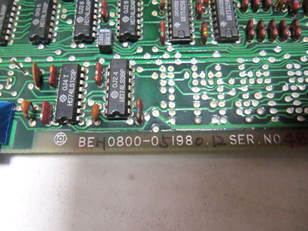 RELIANCE CIRCUIT BOARD BEH0800-05198012 UNMP