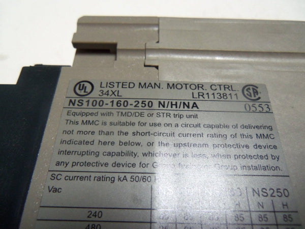 MERLIN GERIN NS100-160-250-N/H/NA CIRCUIT BREAKER  NSNP