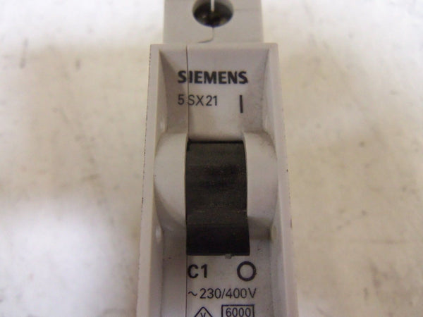 SIEMENS 5SX2101-7 CIRCUIT BREAKER 1A UNMP
