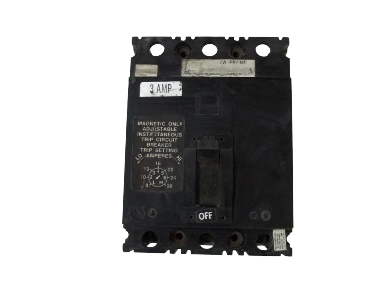 SQUARE D FAL-36003-11M CIRCUIT BREAKER UNMP