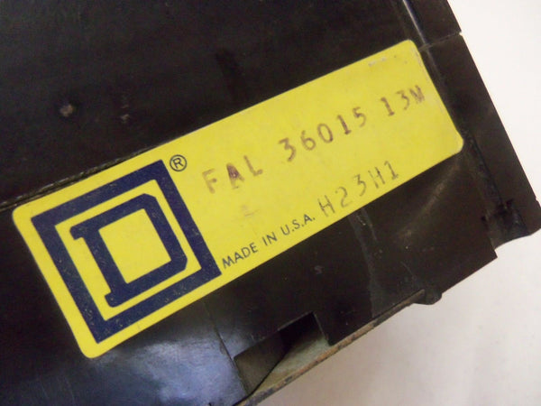 SQUARE D FAL3601513M CIRCUIT BREAKER 15A UNMP