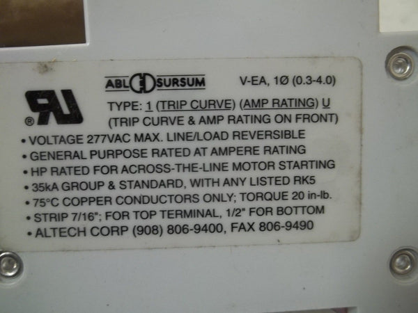 SURSUM V-EA51-G2,5A CIRCUIT BREAKER NSNP