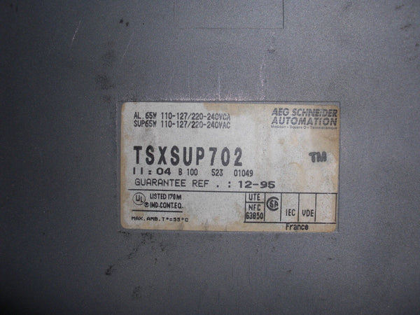AEG SCHNEIDERTSXSUP702 POWER SUPPLY MODULE UNMP