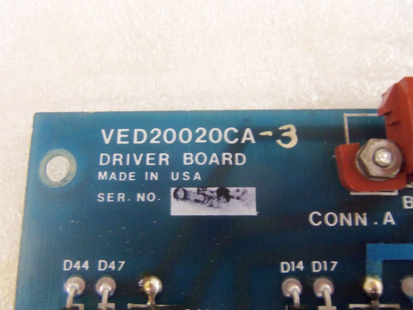 VOLKMAN VED20020CA-3 DRIVER BOARD UNMP UNMP