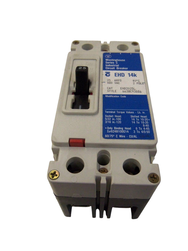 WESTINGHOUSE CIRCUIT BREAKER EHD2025L NSNP