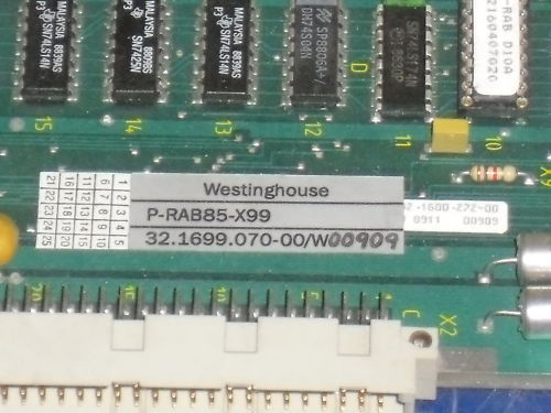 WESTINGHOUSE P-RAB85-X99 NSNP