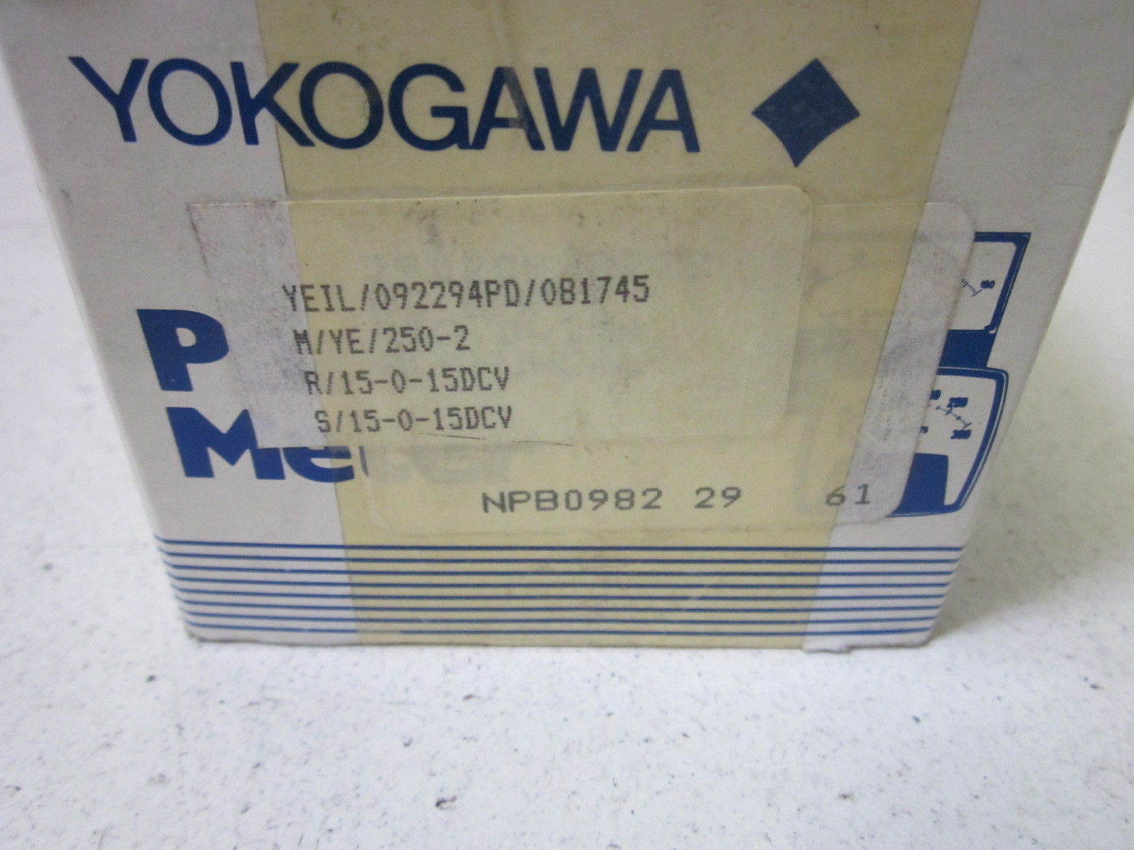 YOKOGAWA NPB09822961 UNMP