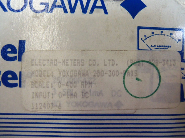 YOKOGAWA PANEL METER 250-300-FAXS NSMP