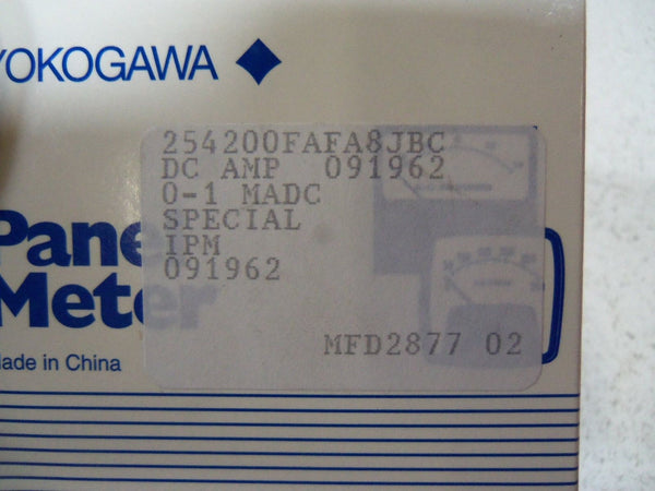 YOKOGAWA PANEL METER 254200FAFA8JBC NSMP