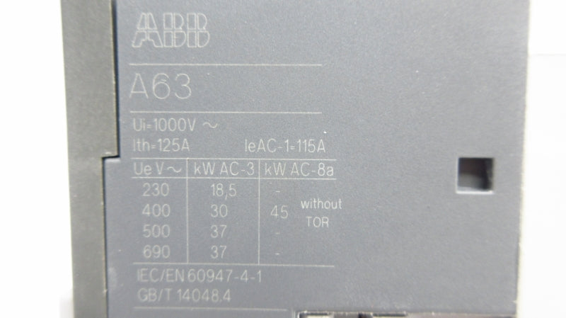 ABB A63-30-33-84 110/120V 125A NSNP