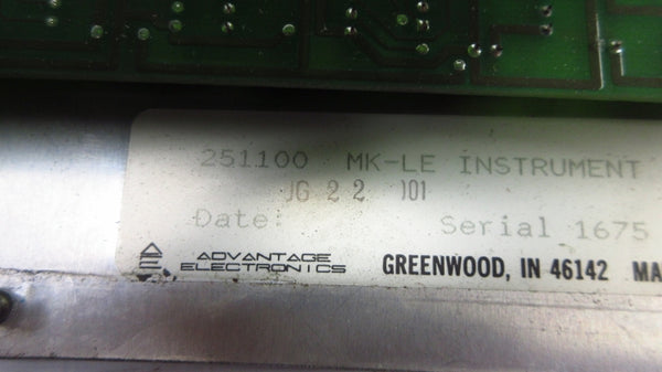 ADVANTAGE ELECTRONICS 2000LE 251100 UNMP