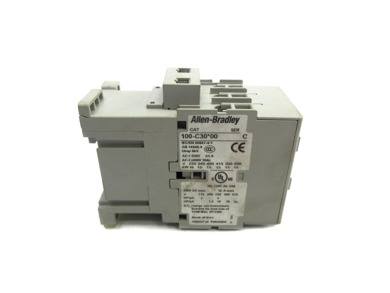 ALLEN BRADLEY 100-C30B00 SER. C 440/480V 65A UNMP