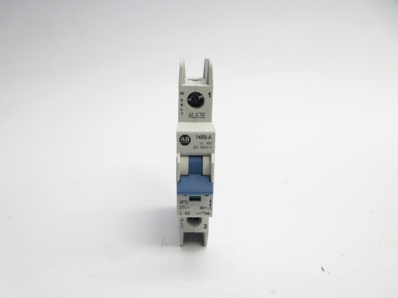 ALLEN BRADLEY 1489-A1C060 SER. A 277VAC 6A (PKG OF 2) NSMP