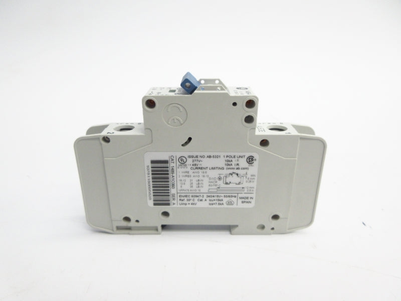 ALLEN BRADLEY 1489-A1C060 SER. A 277VAC 6A (PKG OF 2) NSMP