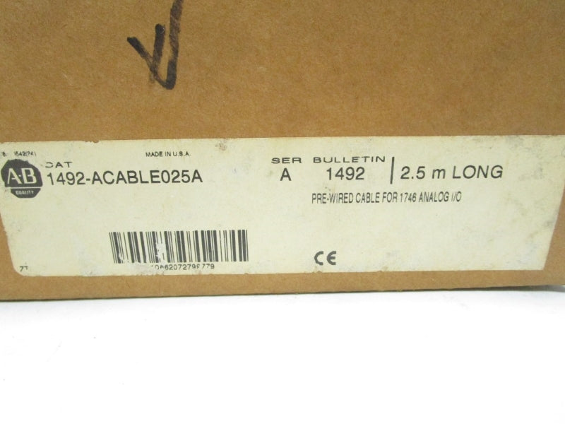 ALLEN BRADLEY 1492-ACABLE025A SER. A (BR/WH) NSMP