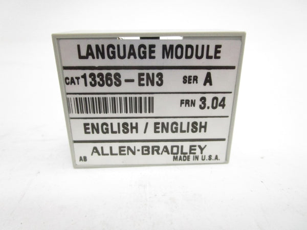 ALLEN BRADLEY 1336S-EN3 SER. A F/W 3.04 NSMP
