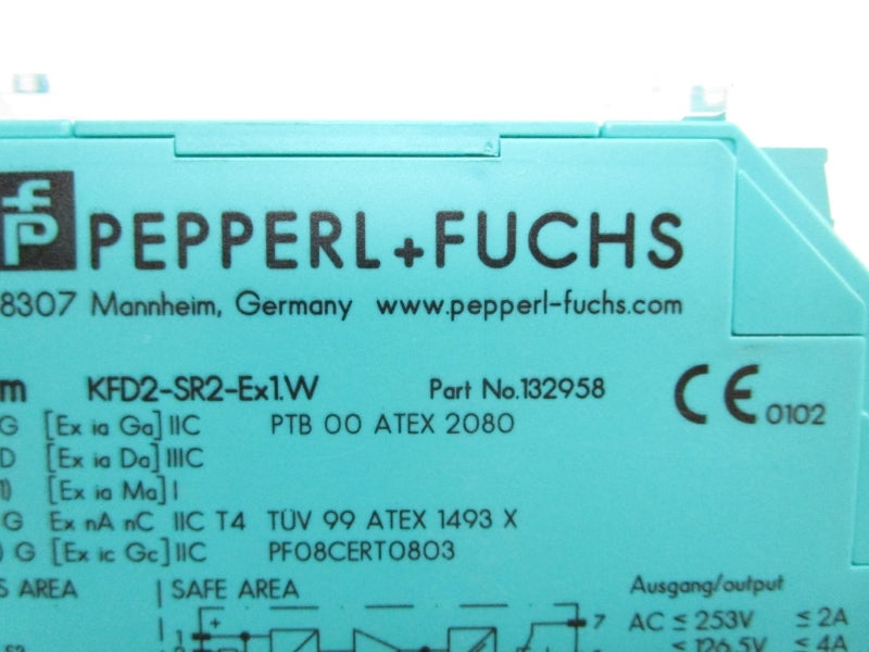 PEPPERL+FUCHS KFD2-SR2-EX1.W 132958 253VAC 2A UNMP