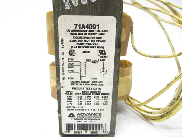 ADVANCE 71A4091 UNMP