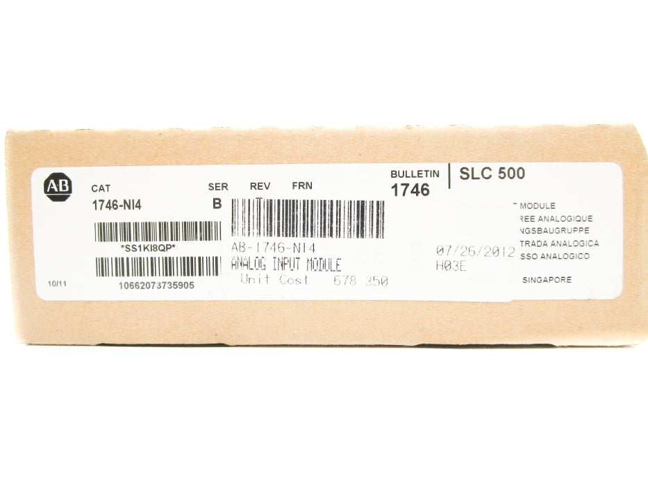 ALLEN BRADLEY 1746-NI4 SER. B NSFS