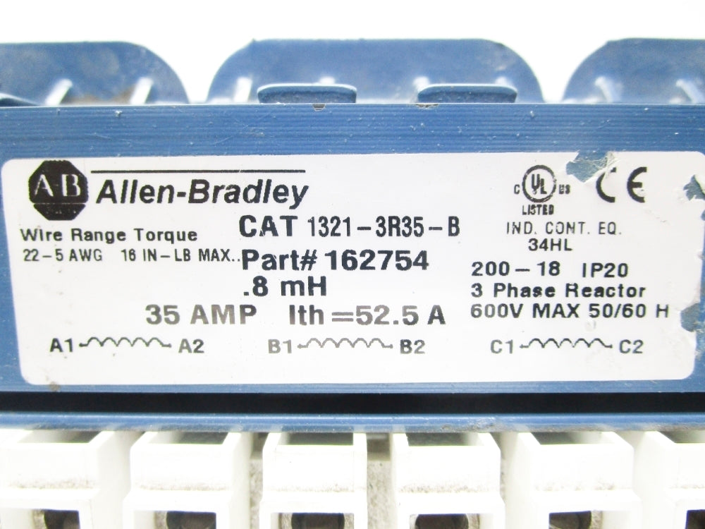 ALLEN BRADLEY 1321-3R35-B 600V 35A UNMP
