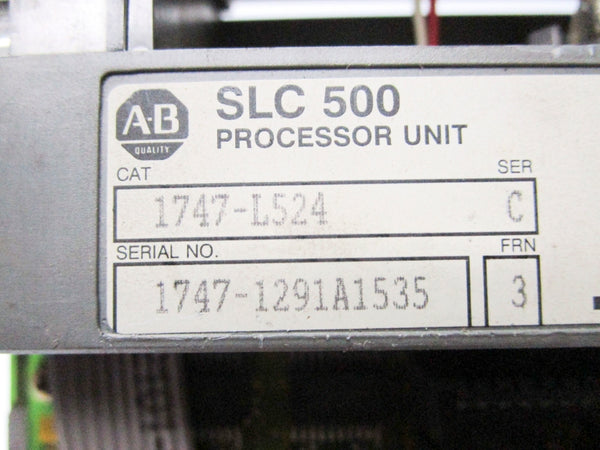 ALLEN BRADLEY 1747-L524 SER. C F/W 3 UNMP