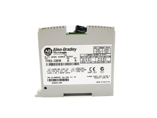ALLEN BRADLEY 1762-OB16 SER. A 24VDC NSNP