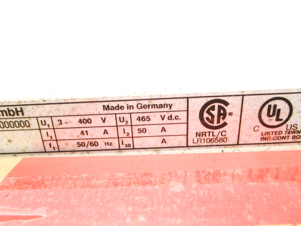 ABB DCS501B0050-41-21P1000-000000000 465VDC 50A UNMP