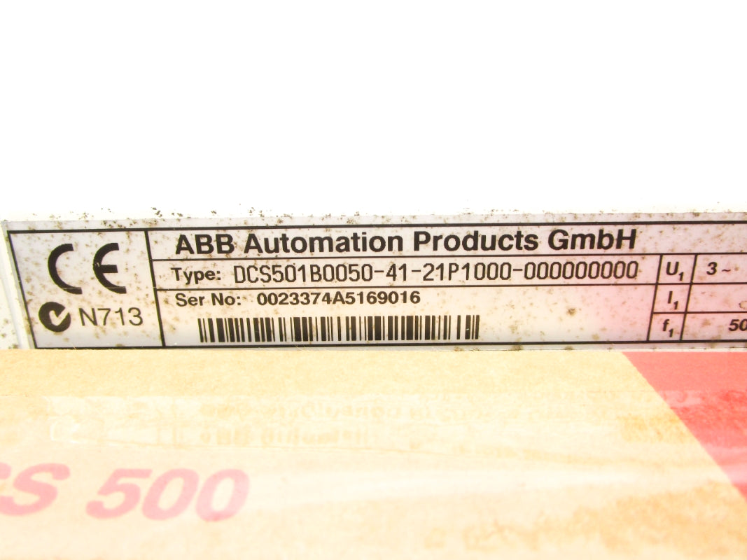 ABB DCS501B0050-41-21P1000-000000000 465VDC 50A UNMP