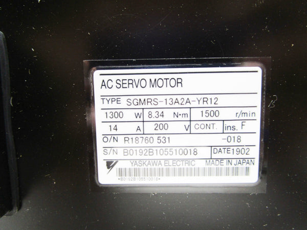 YASKAWA SGMRS-13A2A-YR12 NSMP