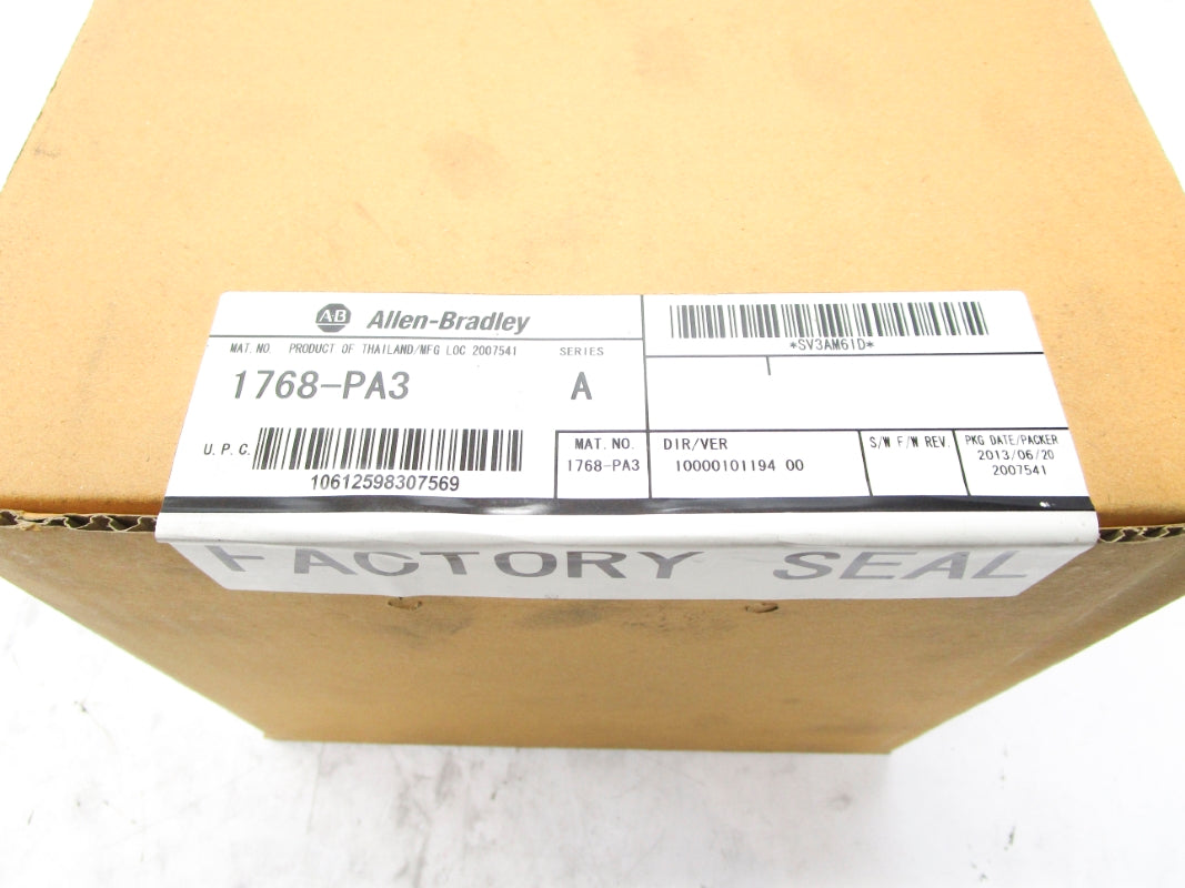 ALLEN BRADLEY 1768-PA3 SER. A DATE: 2013 NSFS