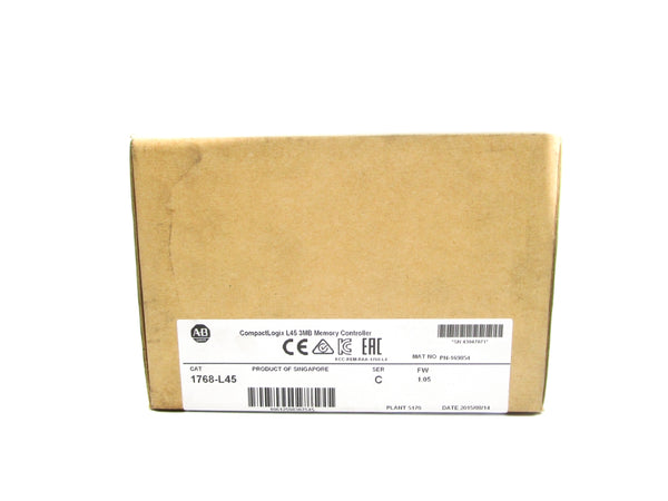 ALLEN BRADLEY 1768-L45 SER. C F/W 1.05 DATE: 2015 NSFS