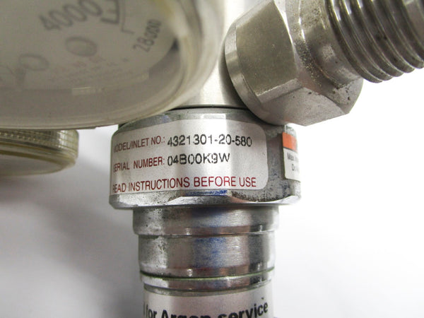 AIRGAS 4321301-20-580 30/4000PSI NSMP