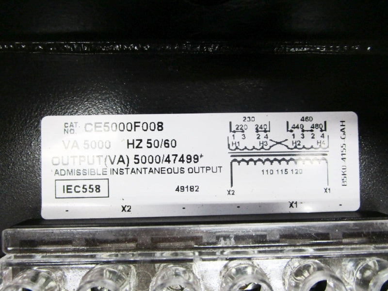 ACME ELECTRIC CE5000F008 480V UNMP