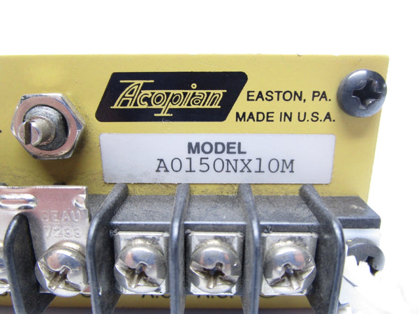 ACOPIAN A0150NX10M NSNP