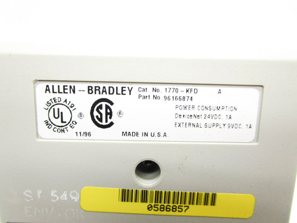 ALLEN BRADLEY 1770-KFD SER. A NSMP