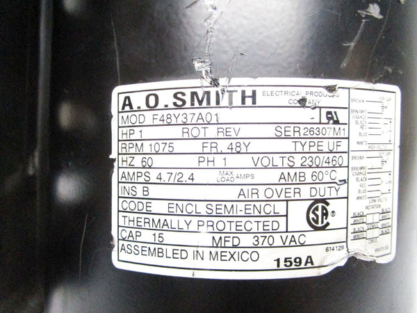 A.O. SMITH F48Y37A01 460V 2.4A UNMP