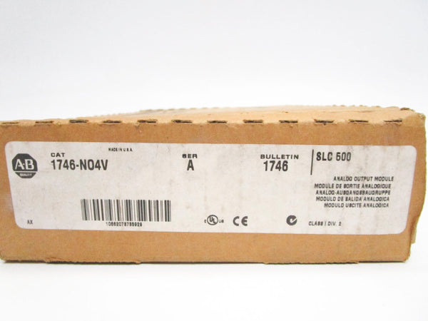 ALLEN BRADLEY 1746-NO4V SER. A 24VDC (NO TERMINAL) NSMP