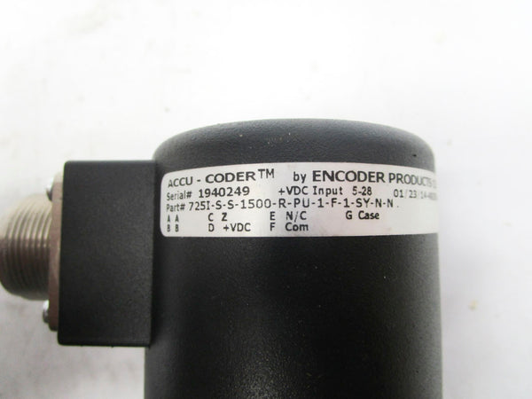 ACCU CODER 725I-S-S-1500-R-PU-1-F-1-SY-N-N 5-28VDC NSMP