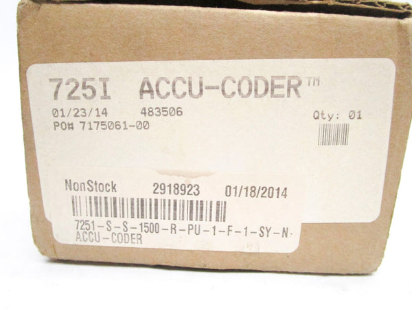 ACCU CODER 725I-S-S-1500-R-PU-1-F-1-SY-N-N 5-28VDC NSMP
