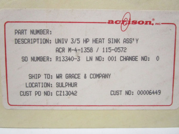 ACRISON ACRM-4-1358/115-0572 230V UNMP