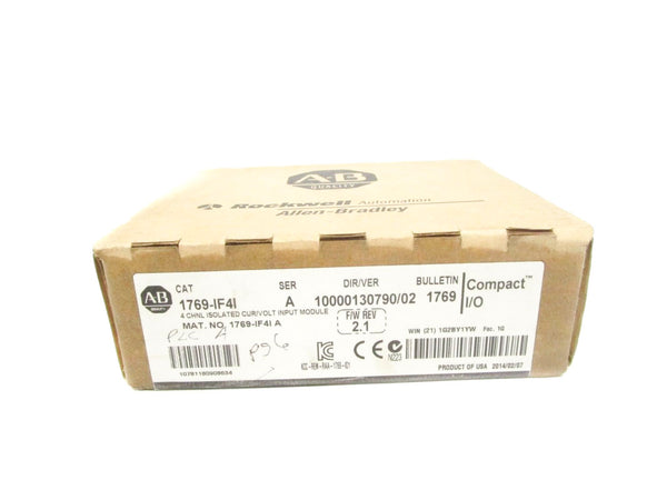 ALLEN BRADLEY 1769-IF4I SER. A F/W 2.1 DATE: 2014 NSFS