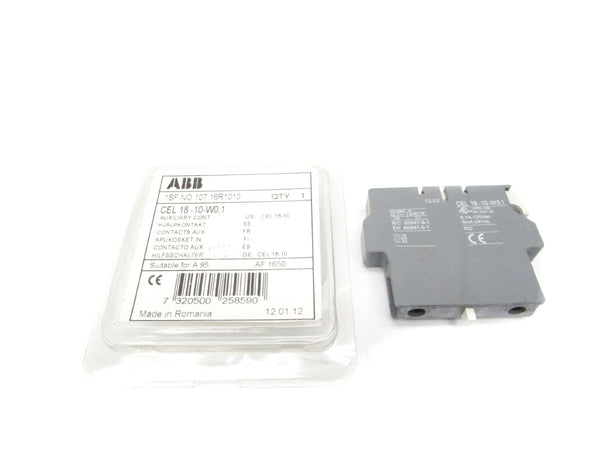 ABB 1SFNO10716R1010 CEL18-10-W0-1 125VAC 0.1A NSMP