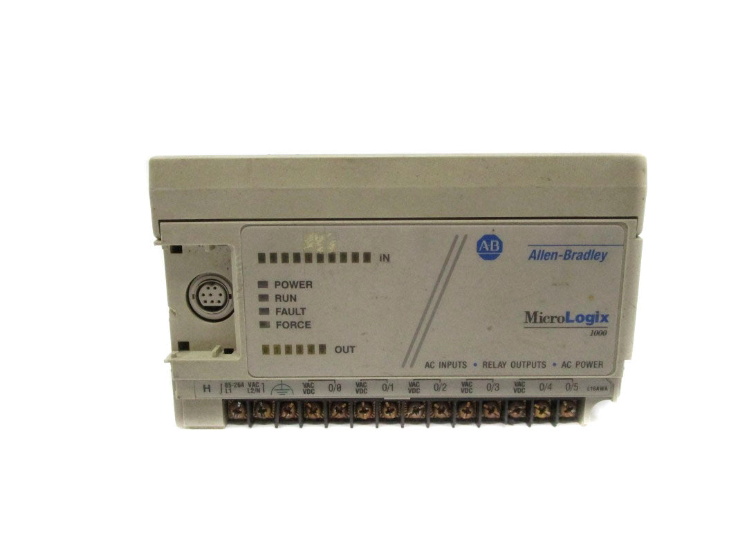 ALLEN BRADLEY 1761-L16AWA SER. C F/W 5.0 100/120VAC UNMP
