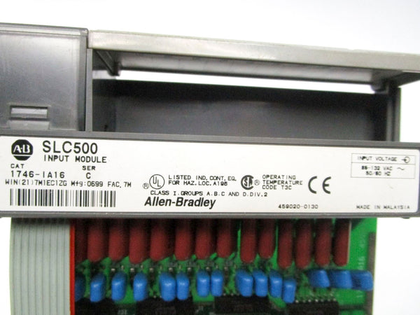 ALLEN BRADLEY 1746-IA16 SER. C 85-132VAC (NO TERMINAL) UNMP