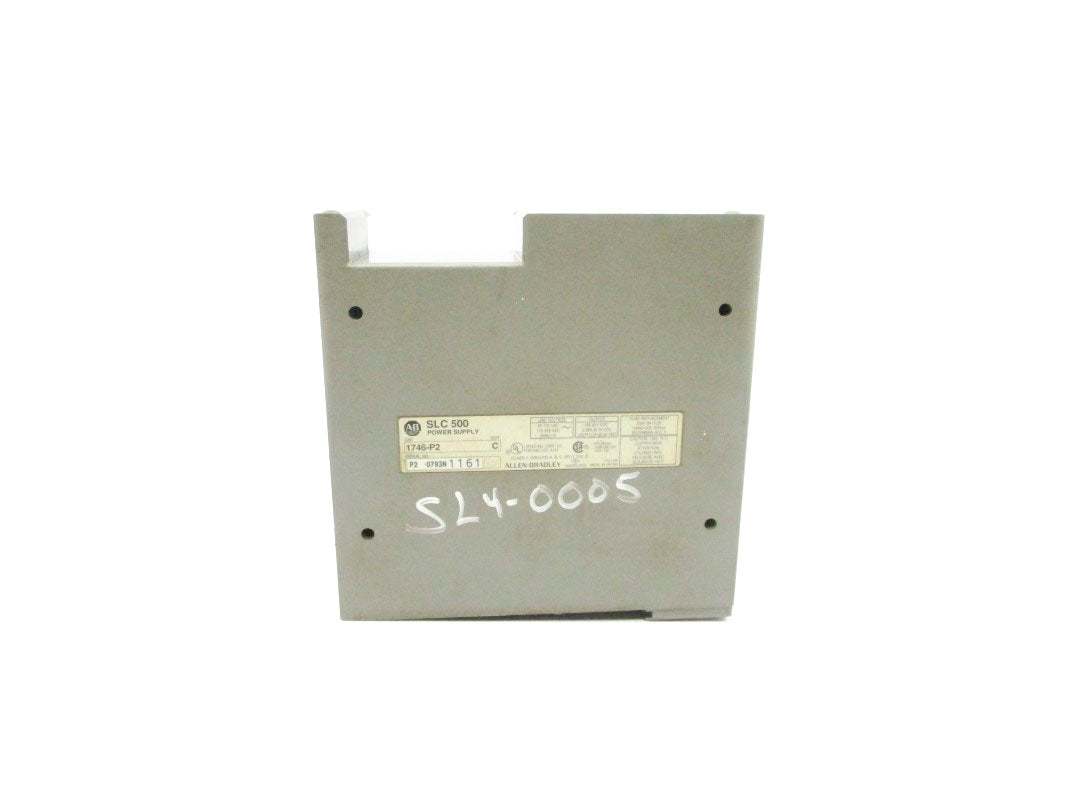 ALLEN BRADLEY 1746-P2 SER. C 170-265VAC (NO DOOR) UNMP