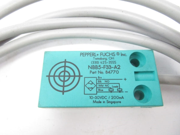 PEPPERL+FUCHS NBB5-F33-A3 84770 10-30VDC (AS PICTURED) NSNP