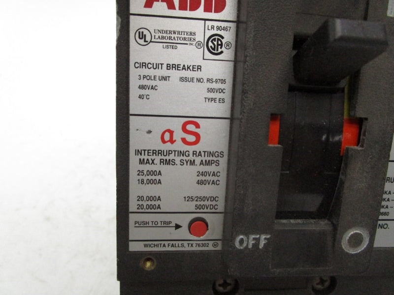 ABB ME858815 RS-9705 480VAC 30A UNMP