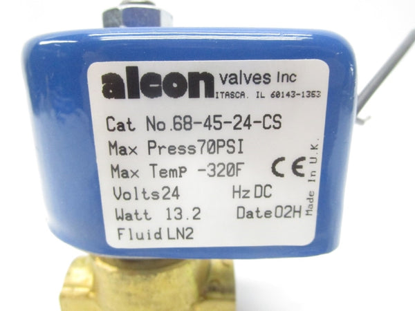 ALCON 68-45-24-CS 24VDC 70PSI 320'F NSNP
