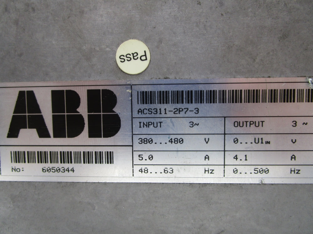 ABB ACS311-2P7-3 UNMP