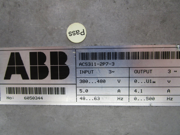 ABB ACS311-2P7-3 UNMP